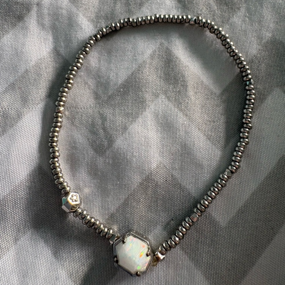 Kendra Scott Silver Tomon Stretch Bracelet